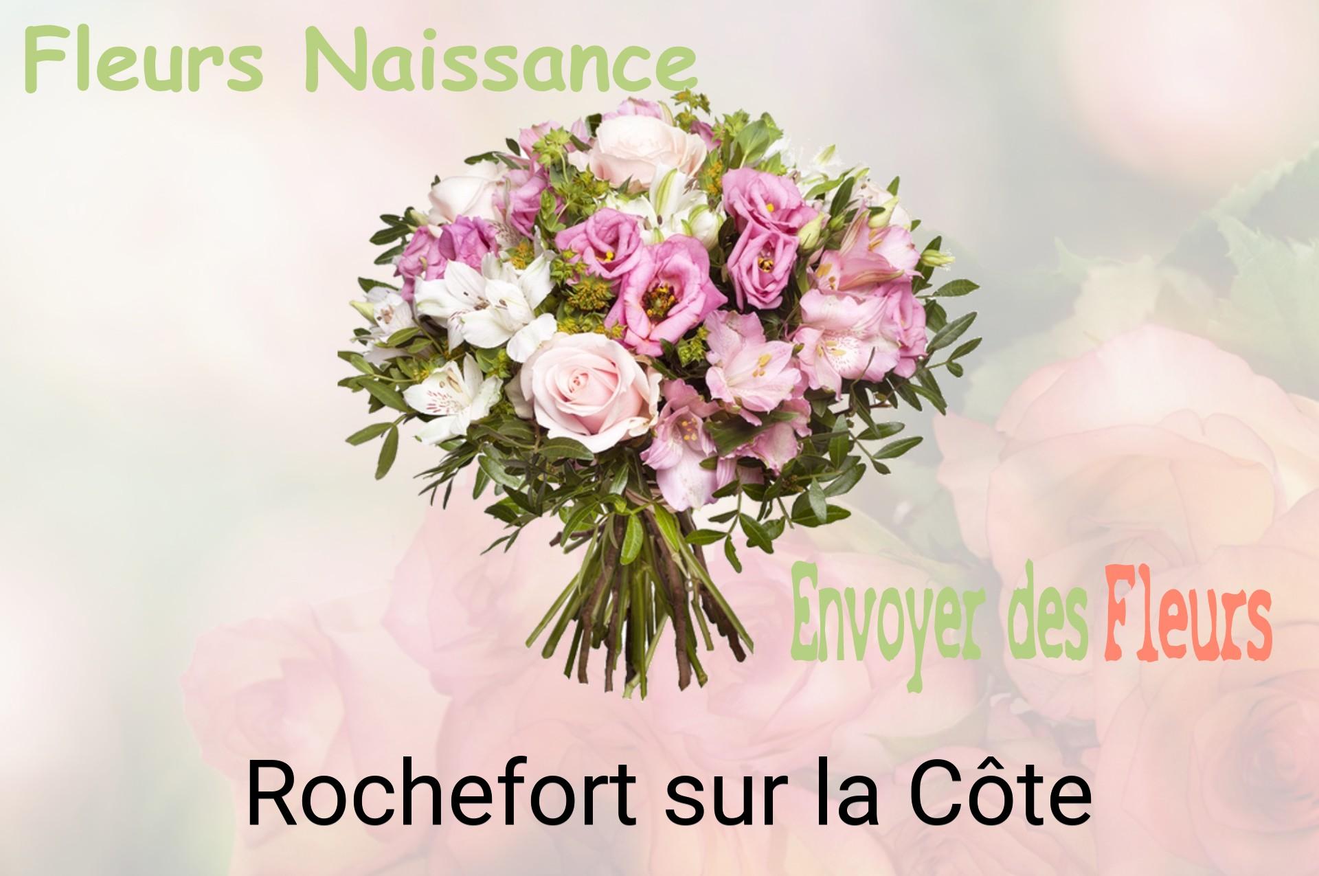 Bouquet de fleurs de naissance livré à Rochefort-sur-la-Côte